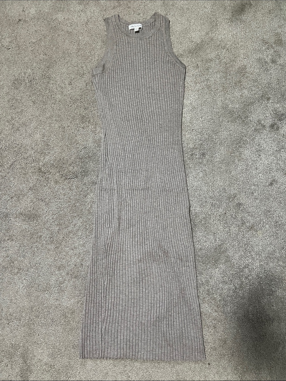 Prologue Ribbed Sleeveless Sweater Dress Stretch Bodycon size XS